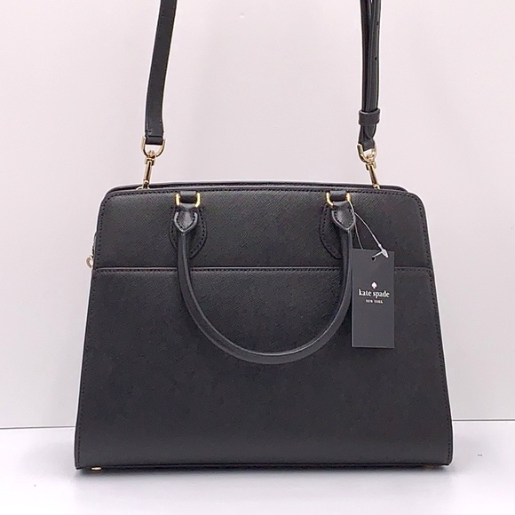 KATE SPADE Madison Saffiano Leather
(NWT
Medium Satchel BLACK COLOR - Picture 13 of 16